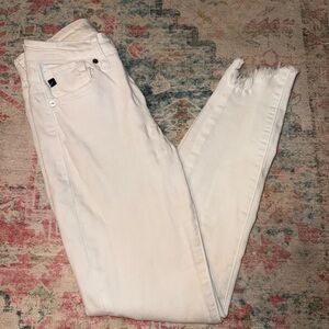 KanCan Cream Women's Skinny Jeans
